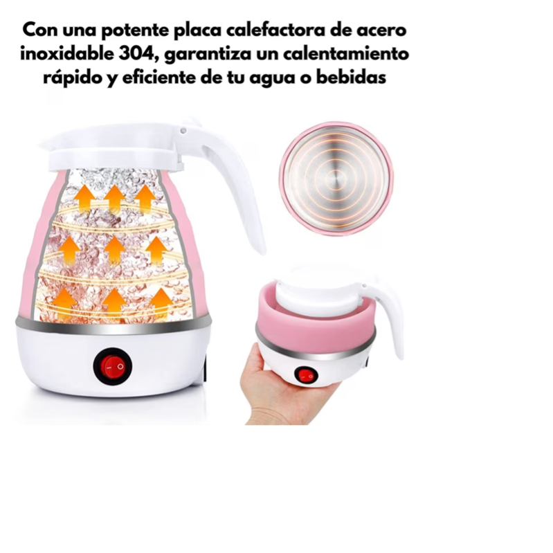 Hervidor Eléctrico Portátil Mini Plegable