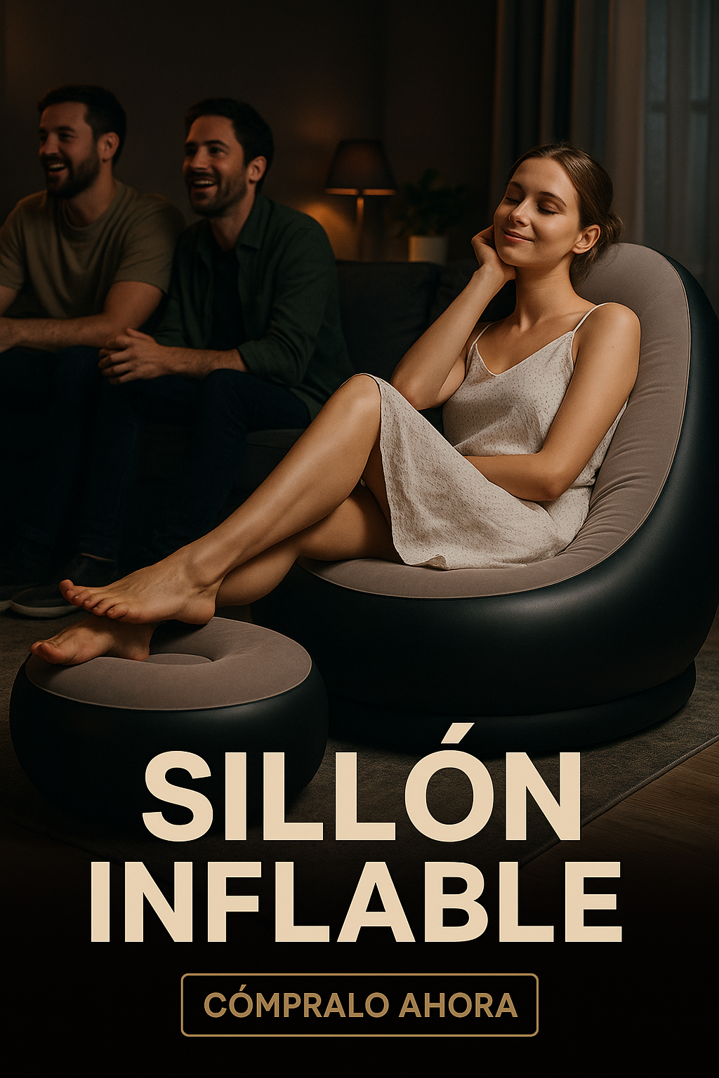 Sofá Inflable Moderna de Lujo