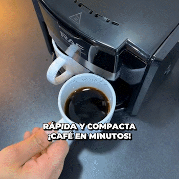 Cafetera Eléctrica para 2 Tazas 400ml