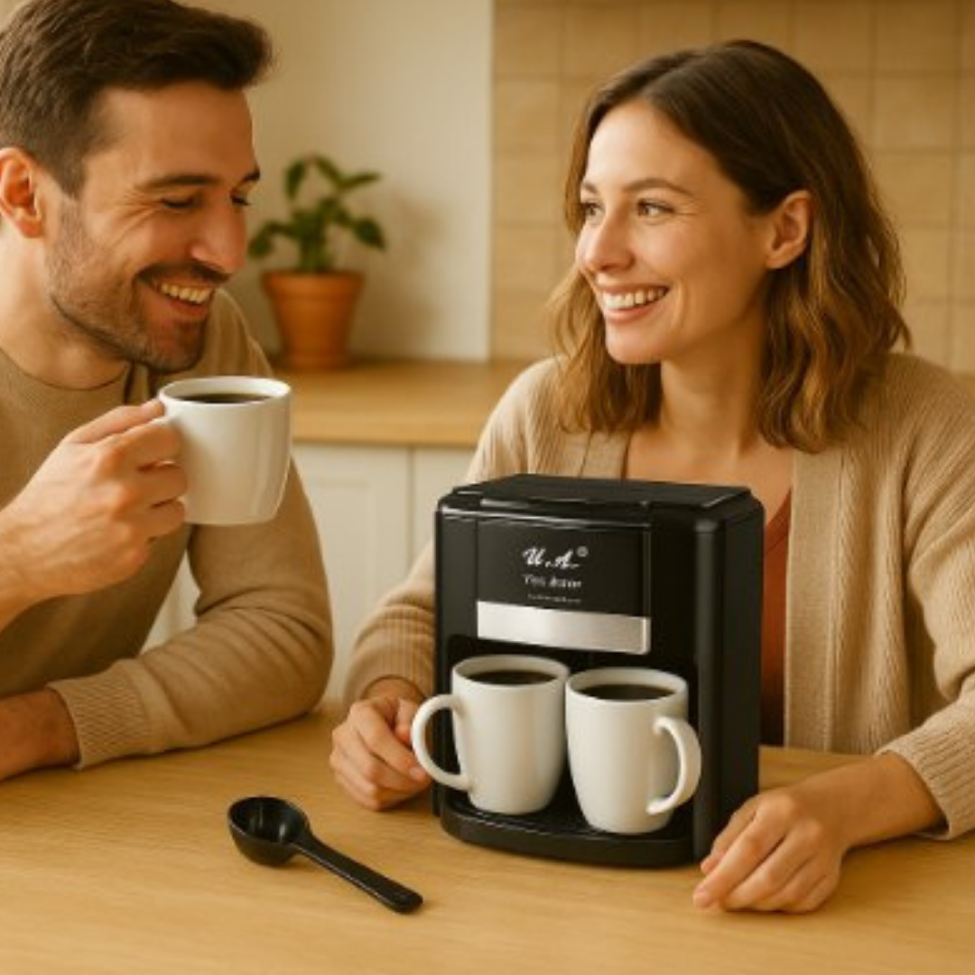 Cafetera Eléctrica para 2 Tazas 400ml